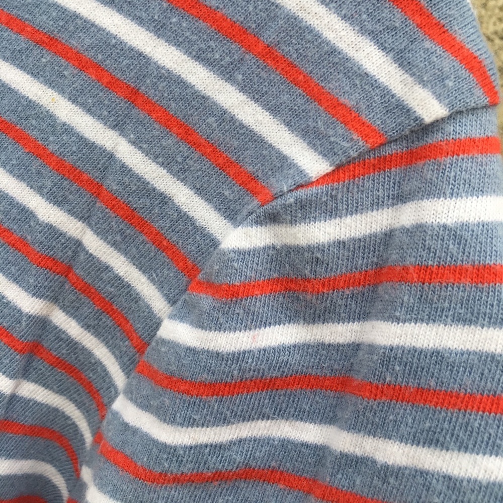 Multi colored cropped tee